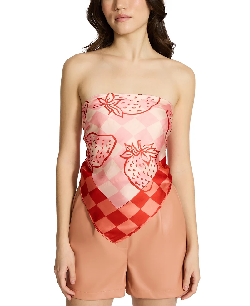 Steve Madden 2-Pc. Fruity Fun Satin Square Scarf Set