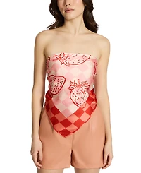 Steve Madden 2-Pc. Fruity Fun Satin Square Scarf Set