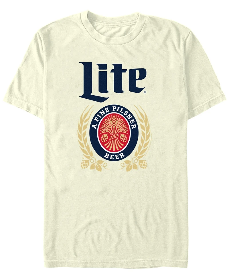 Miller Lite Men's Fine Short Sleeve T-Shirt