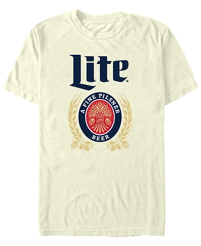 Miller Lite Men's Fine Short Sleeve T-Shirt