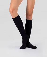 Lechery Women's Scrunch Slouchy Woven Tab Socks