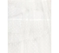 City Studios Juniors' Swiss Dot Tiered Sleeveless Fit & Flare Dress