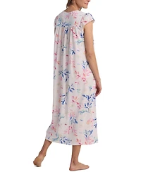 Miss Elaine Women's Short-Sleeve Printed Nightgown