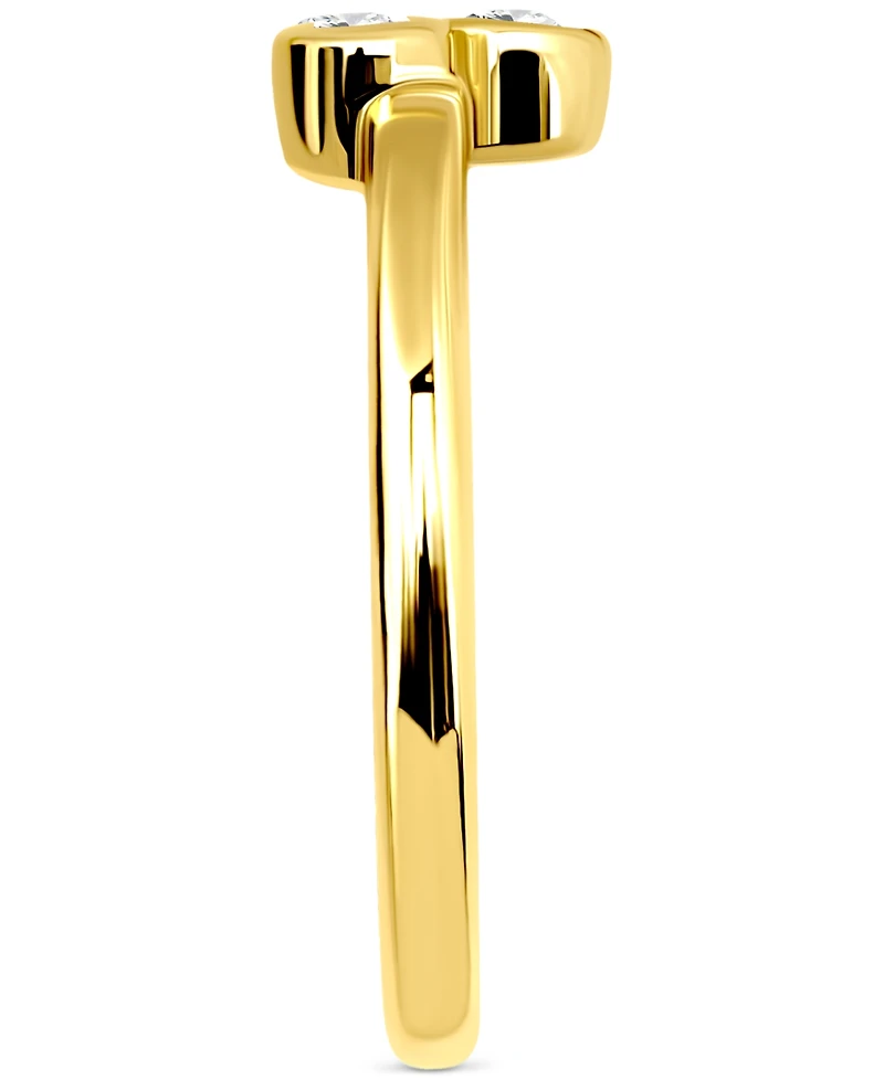 Giani Bernini Triple Cubic Zirconia Cluster Adjustable Toe Ring, Exclusively at Macy's