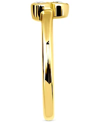 Giani Bernini Triple Cubic Zirconia Cluster Adjustable Toe Ring, Exclusively at Macy's