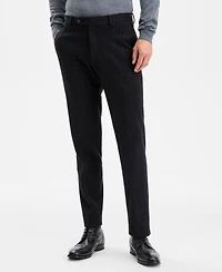 Tommy Hilfiger Men's Modern-Fit Knit Pinstripe Suit Separate Pants