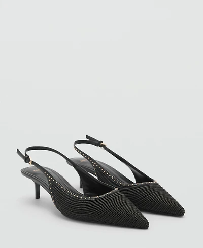Mango Women's Kitten Heel Shoe