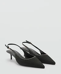 Mango Women's Kitten Heel Shoe