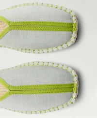 Mango Women's Contrast Stitch Espadrille Slip-Ons