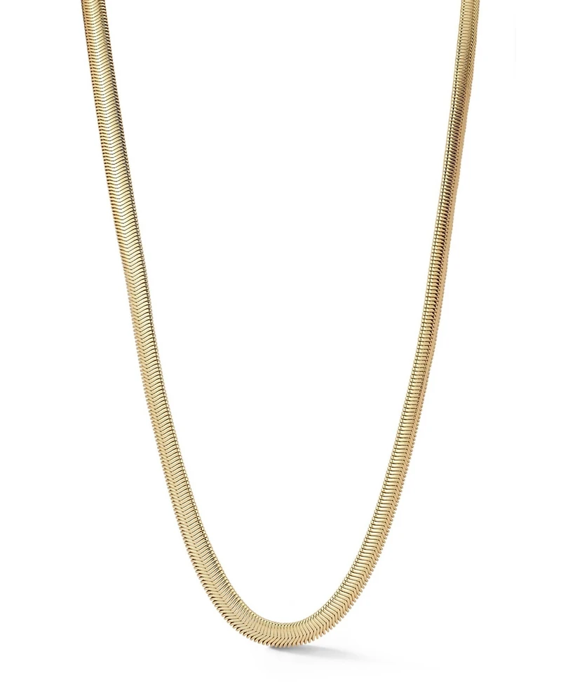 Rachel Zoe Gold Plated 6mm Snake Chain Necklace
