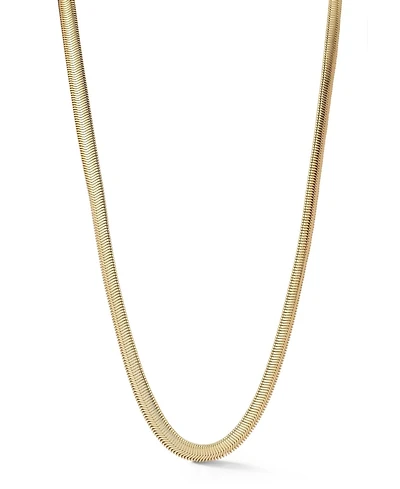 Rachel Zoe Gold Plated 6mm Snake Chain Necklace