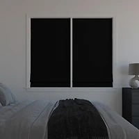 Sun Zero Pryer Textured 100% Blackout Cordless Roman Shade