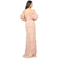 Lara Women's Off Shoulder Mermaid Gown