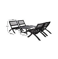 Blaze 5 Pc Outdoor Living Set