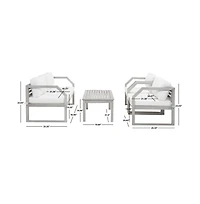 Dren 4 Pc Outdoor Living Set