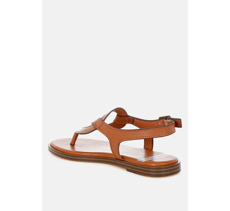 Torad Thong Toe Cut-Out Flats