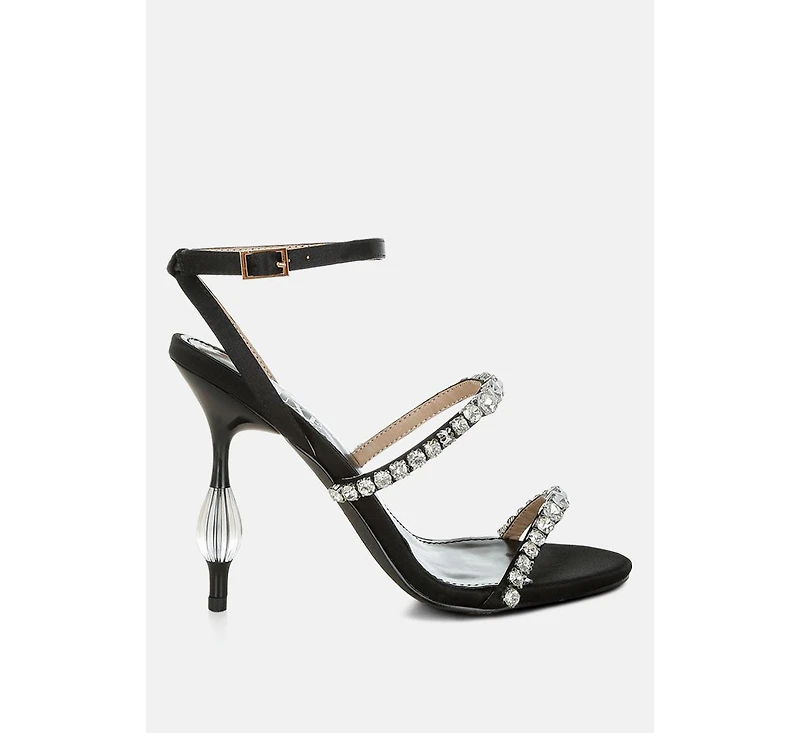 Aragon Diamante Embellished Fantasy Heel Sandals