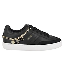 Guess Women's Naoko Charm Lace-Up Court Sneakers