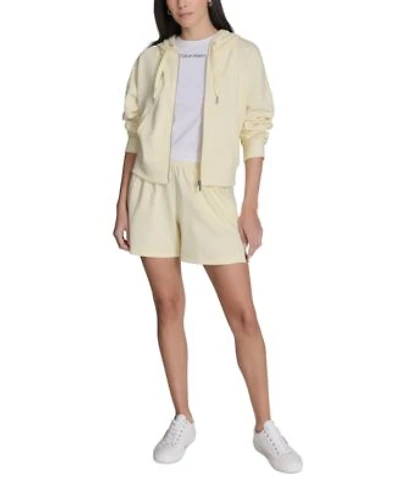 Calvin Klein Performance Womens Zip Hoodie Ruched Tank Top Shorts