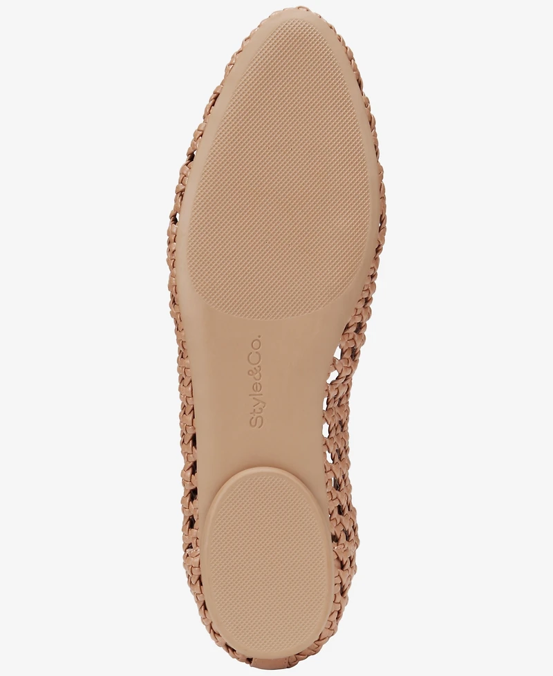 Style & Co Women's Tessa Flat Woven Flats, Exclusively at Macy's