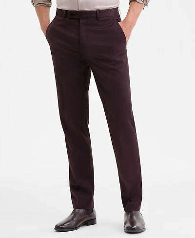 Calvin Klein Men's Slim-Fit Wool-Blend Suit Pants