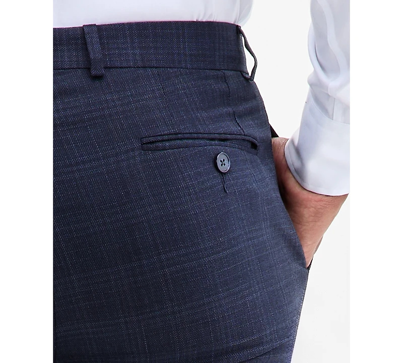 Calvin Klein Men's Slim-Fit Wool-Blend Suit Pants