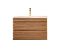 Casainc 30" Wall Mounted & Floating Single Vanity with Ceramic Sink
