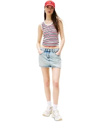 Tommy Jeans Women's Essential Ribbed Striped Tank Top