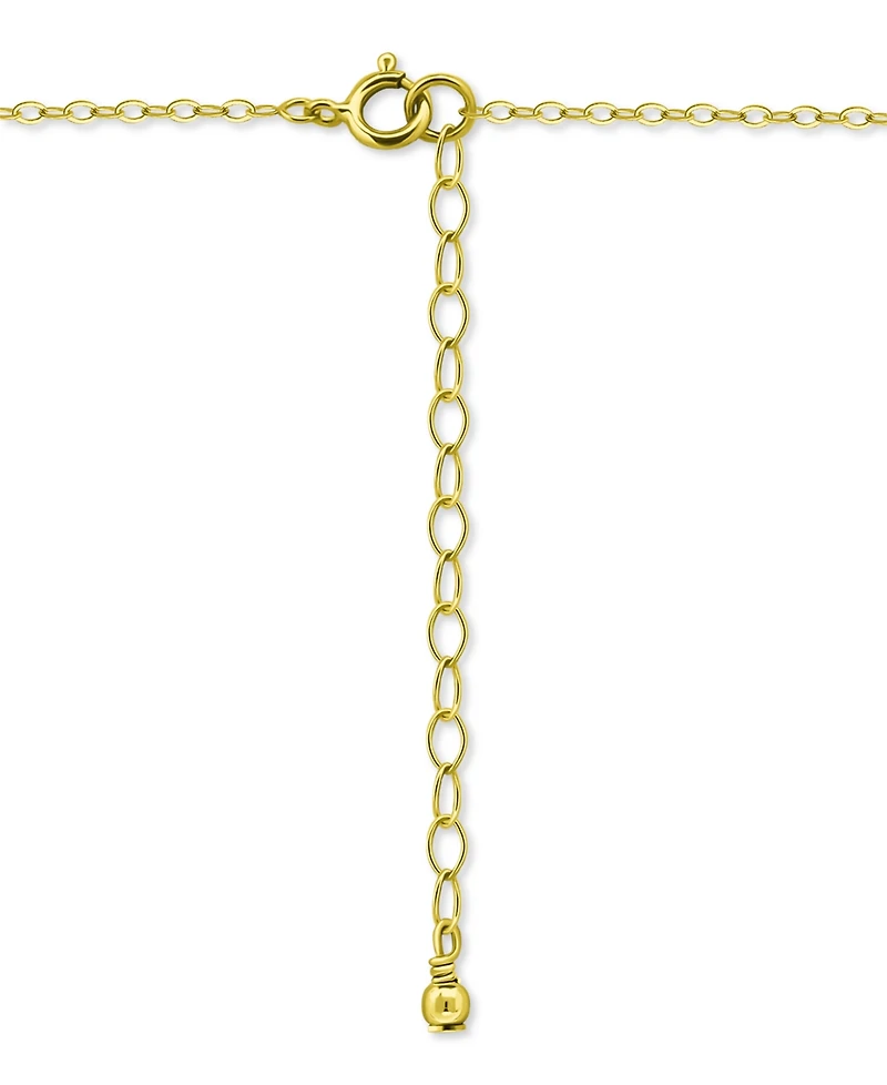 Giani Bernini Cubic Zirconia Mama Pendant Necklace 18k Gold-Plated Sterling Silver (also Silver), 16" + 2" extender, Exclusively at Mac