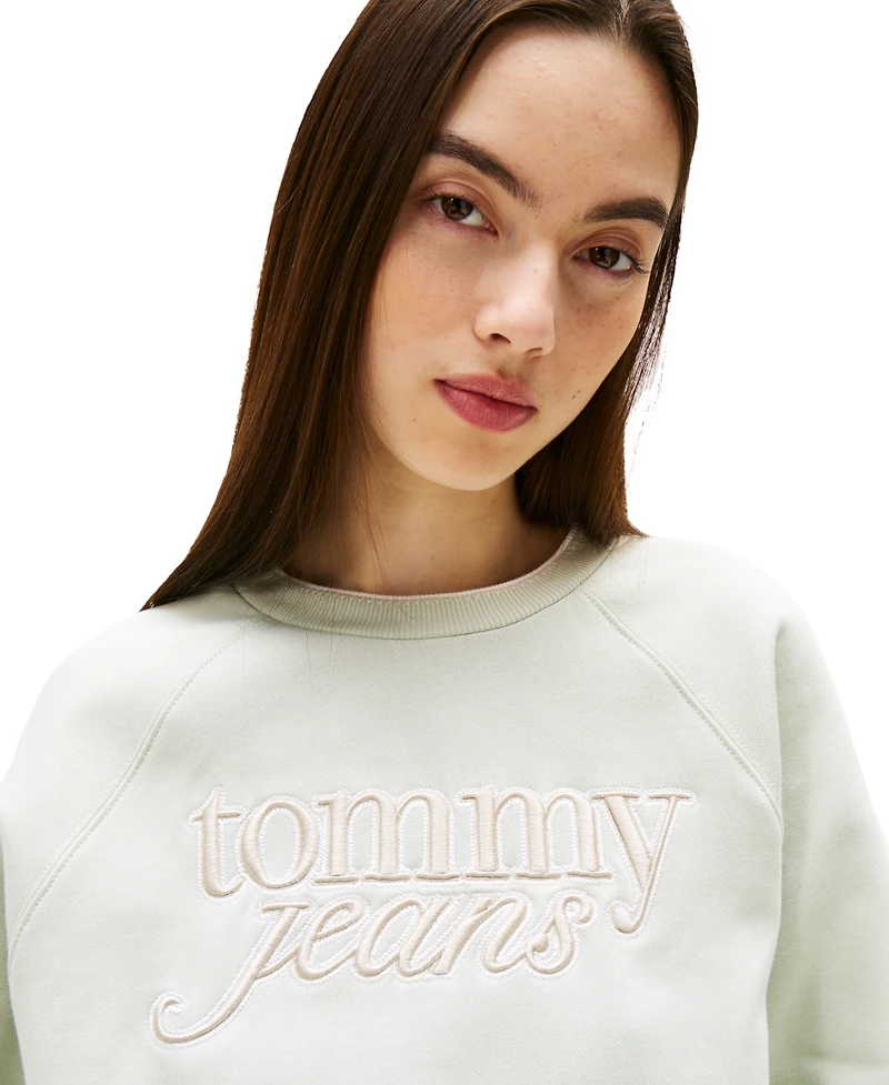 Tommy Jeans Women's Script Logo Crewneck Sweatshirt