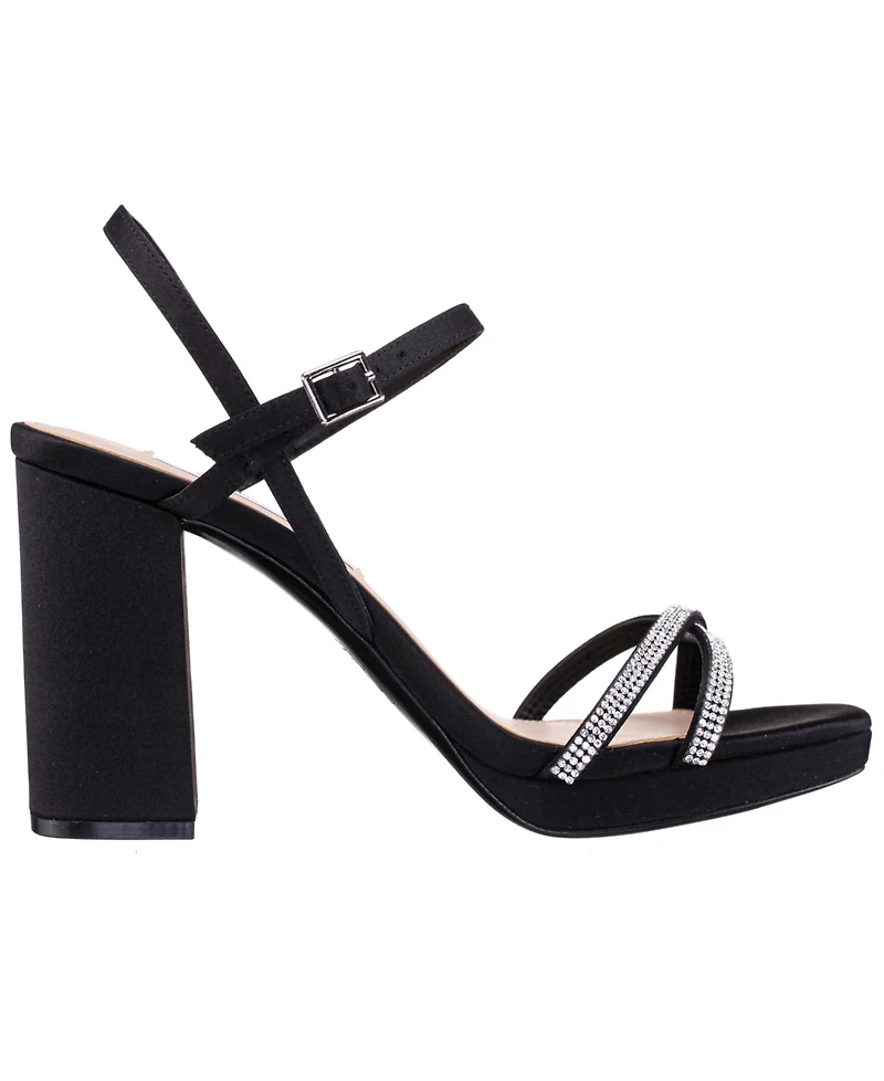 Nina Women's Steven Block Heel Platform Evening Sandals