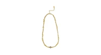 Rivka Friedman 18K Gold Clad Beaded Necklace with Cz Beaded details