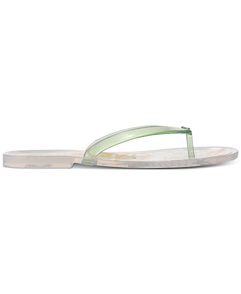 Sam Edelman Women's Dean Jelly Thong Flat Sandals