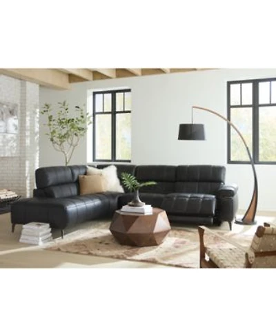 Wyndill Leather Sectional Collection Exclusively At Macys