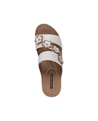 Gc Shoes Women's Halia Floral Wedge Sandals