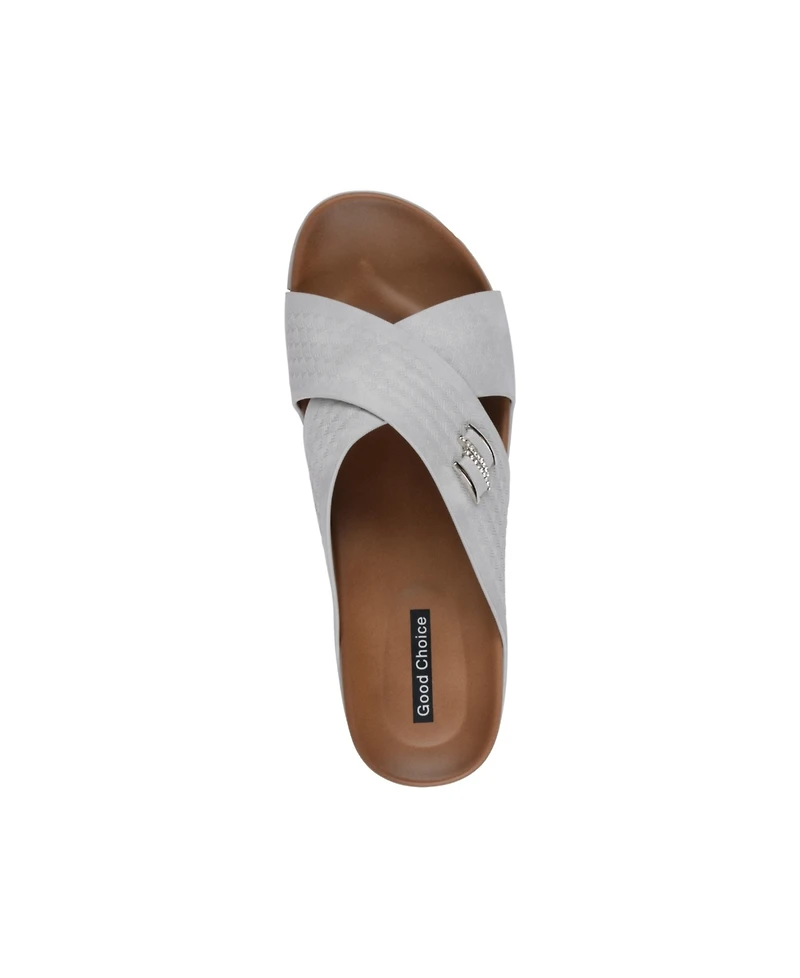 Gc Shoes Women's Carter Slip-On Wedge Sandals