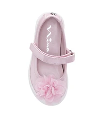 Nina Little Girls Natty Pearlized Round Toe Sneakers