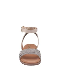 Nina Big Girls Lois Shimmer Flat Sandals