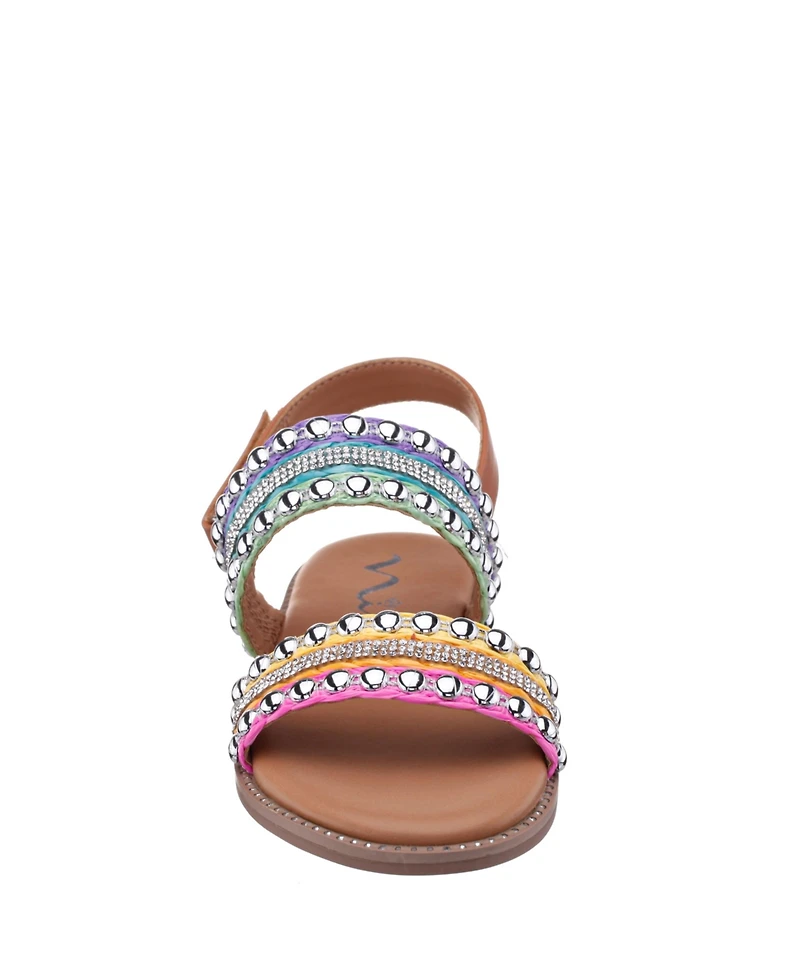 Nina Little Girls Suissa Flat Sandals