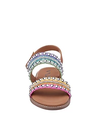 Nina Little Girls Suissa Flat Sandals