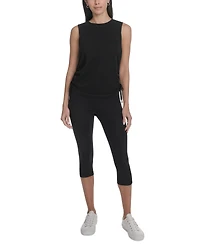 Calvin Klein Performance Women's Ruched Side-Tie Tank Top