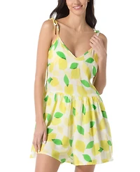 Kate Spade Women's Tie-Shoulder Romper Cover-Up