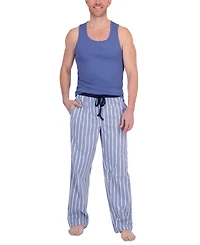 Hanes Platinum Men's Tank Tee & Stretch Woven Pant Sleep Set