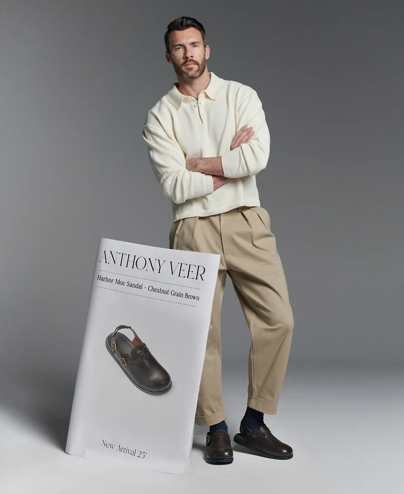 Anthony Veer Men's Harbor Moc Comfort Sandals