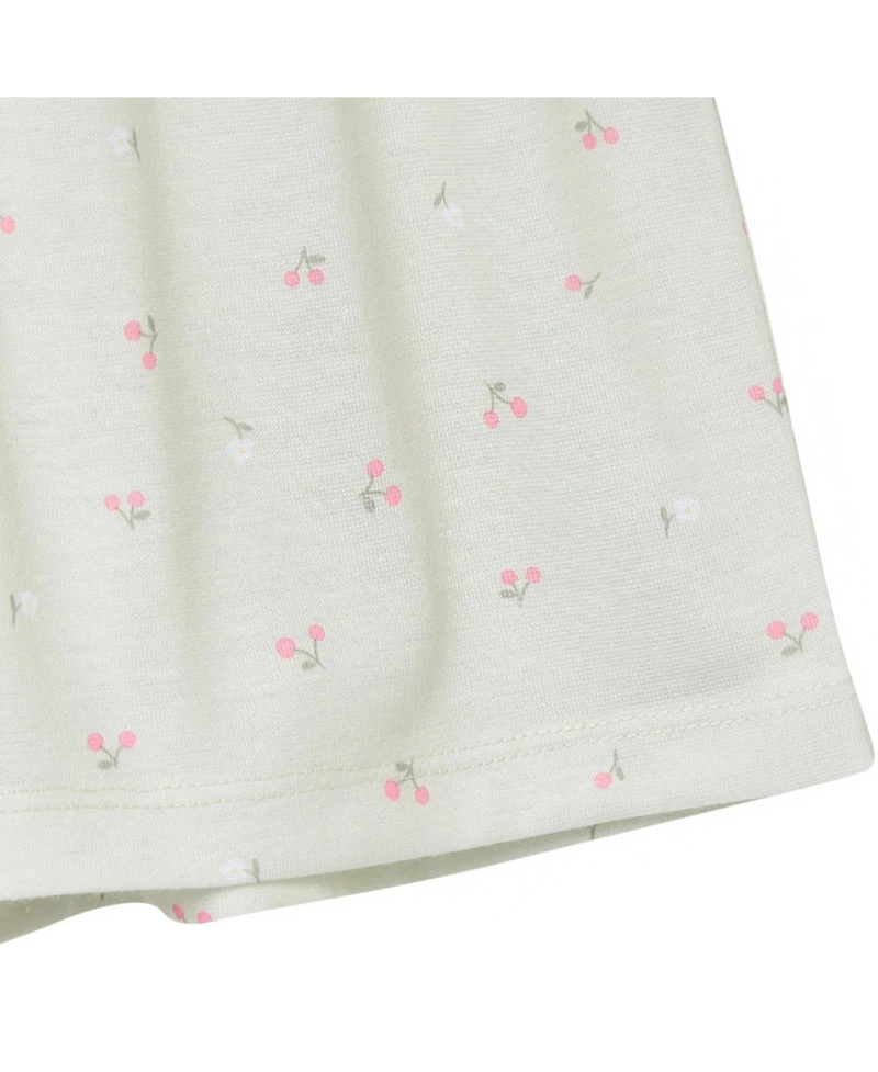 Gerber Toddler Girls 2-Piece Button Up Pajama Shorts Set