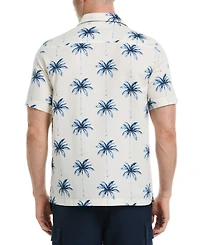 Cubavera Men's Palm Tree Print Short-Sleeve Button-Down Shirt