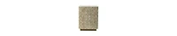 Versatile Capiz End Table Stool, Square Design with Sturdy Base