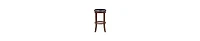 Swivel Bar Stool – Nailhead Trim & Faux Leather Upholstery