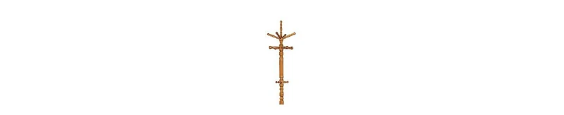 Wooden Coat Rack with Swivel Top – Elegant and Functional Entryway Stand
