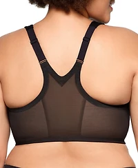 Glamorise Plus Magic Lift Front-Closure Racerback Wire Free Bra #1206